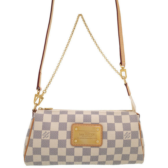 Louis Vuitton Azur White Damier Eva Bag - Picture 1 of 8